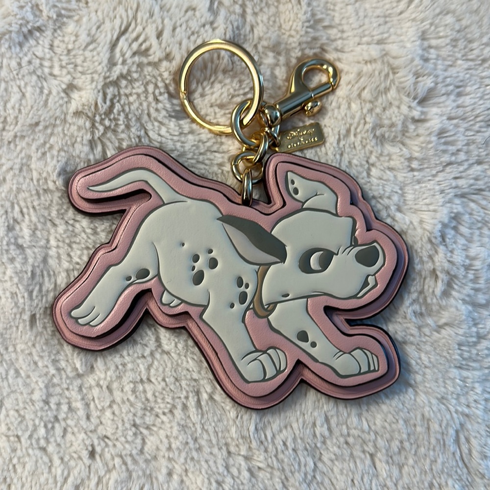 Coach Dalmatian Keychain